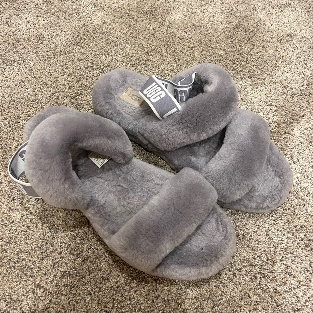 UGG Women's Soft Gray Slippers